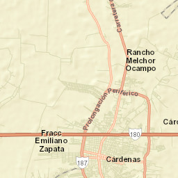 Melchor Ocampo Street Map