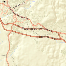 Paisley Street Map