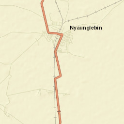Nyaunglebin Street Map