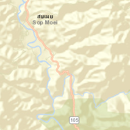 Amphoe Sop Moei Street Map