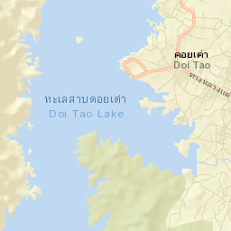 Amphoe Doi Tao Street Map