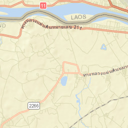 Amphoe Si Chiang Mai Street Map