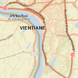 Vientiane Street Map