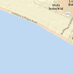 Ciudad Lázaro Cárdenas Street Map