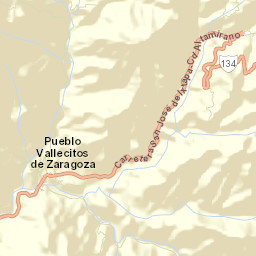 Vallecitos de Zaragoza Street Map
