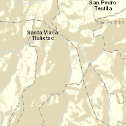 San Pedro Teutila Street Map