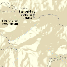 San Andrés Teotilalpam Street Map