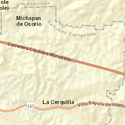 La Cerquilla Street Map
