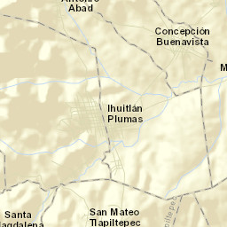 Santiago Ihuitlán Plumas Street Map
