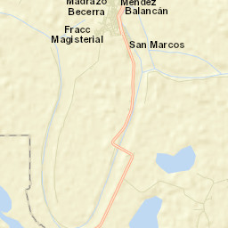 Balancán Street Map