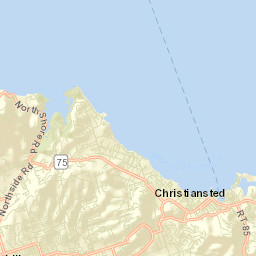 Christiansted Street Map