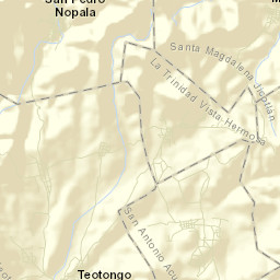 Santa Magdalena Jicotlán Street Map