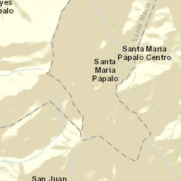 Santa María Pápalo Street Map