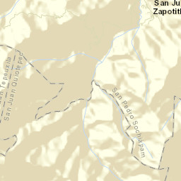 San Juan Zapotitlán Street Map