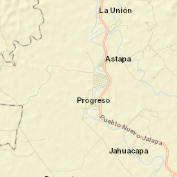 Río de Teapa Street Map