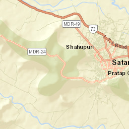 Satara Street Map