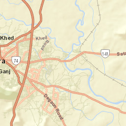 Satara Division Street Map