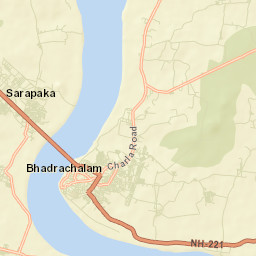 Bhadrachalam Street Map