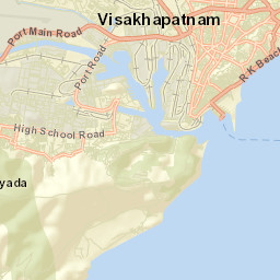 Yarada Street Map