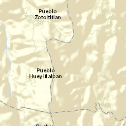 Hueyitlalpan Street Map