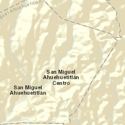 Ahuehuetitlán Street Map