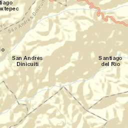 San Andrés Dinicuiti Street Map
