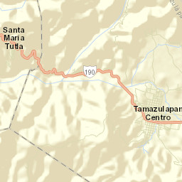 Villa de Tamazulápam del Progreso Street Map