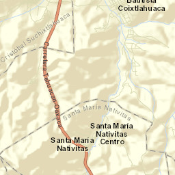 Coixtlahuaca Street Map