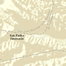 San Pedro Ozumacín Street Map