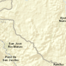 San José Río Manzo Street Map