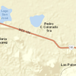 Palomas Street Map
