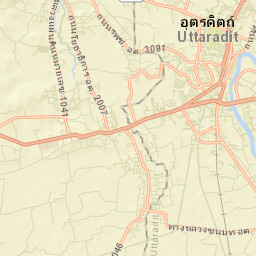 Uttaradit Street Map