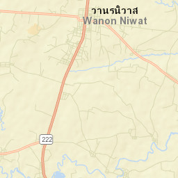 Amphoe Wanon Niwat Street Map