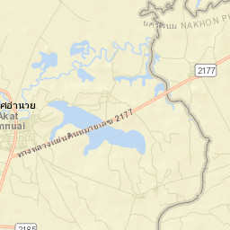 Amphoe Akat Amnuai Street Map