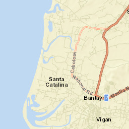 Bantay Street Map