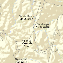 Santa Cruz de Bravo Street Map
