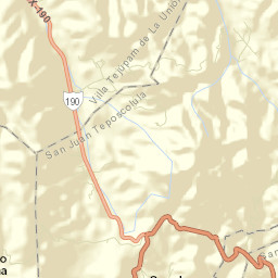 San Juan Teposcolula Street Map