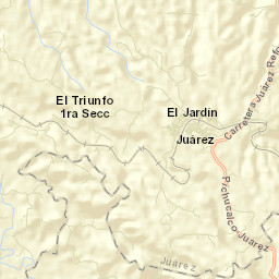 Juárez Street Map