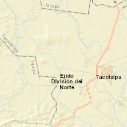 Tacotalpa Street Map