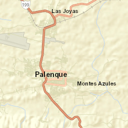 Palenque Street Map
