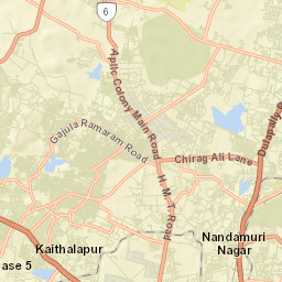 Kukatpalli Street Map
