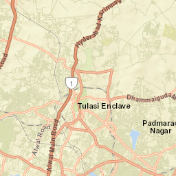 Secunderabad Street Map
