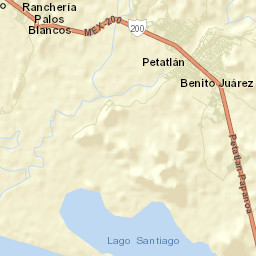 Palos Blancos Street Map