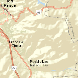 Petaquillas Street Map