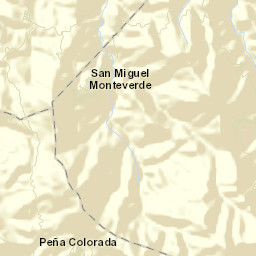 Peña Colorada Street Map