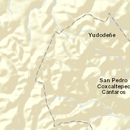 San Pedro Coxcaltepec Cántaros Street Map