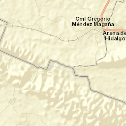 Arena de Hidalgo Street Map
