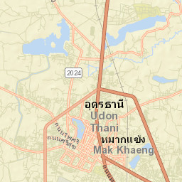 Udon Thani Street Map