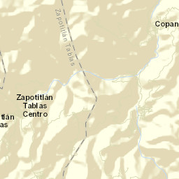 Zapotitlán Tablas Street Map