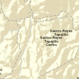 Santos Reyes Tepejillo Street Map
